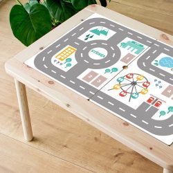 Városi utak - színes matrica - FLISAT asztalra