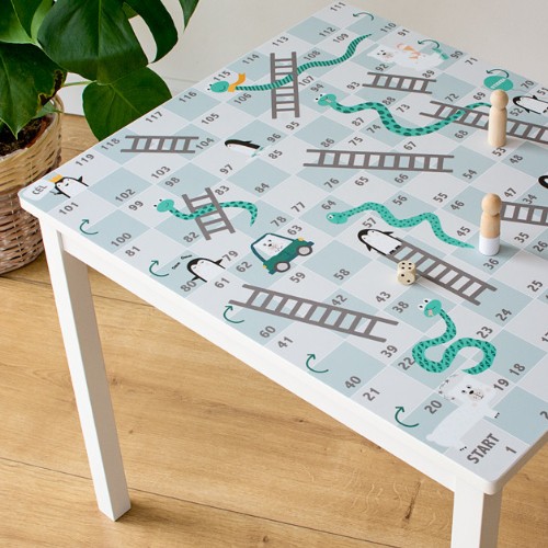 Kígyók és létrák matrica - IKEA Kritter asztalra