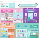 Az én plázám matrica - IKEA Flisat babaházra