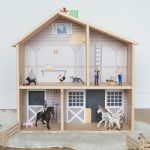 Az én farmom matrica - bézs - IKEA Flisat babaházra