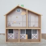 Az én farmom matrica - bézs - IKEA Flisat babaházra