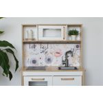 Virágos hátfal matrica - IKEA Duktig konyhára