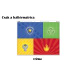 Szuperkutyik matrica - IKEA Flisat babaházra