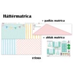 Vattacukor tapéta matrica - IKEA Flisat babaház
