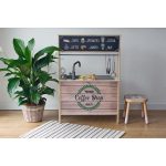 Kávézó matrica - barna - IKEA Duktig konyhára