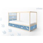 IKEA Kura ágymatrica - fiús dinós kék