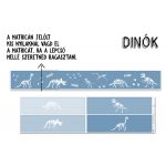 IKEA Kura ágymatrica - fiús dinós kék