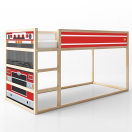IKEA Kura ágymatrica - Tűzoltóautó