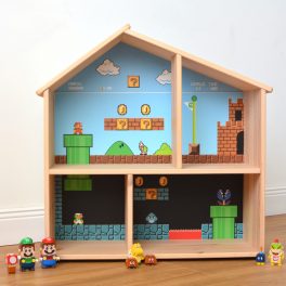 Super Mario Bros. matrica - IKEA Flisat babaházra