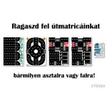 Autópálya matrica - KALLAX vagy bármilyen bútorra - nagy csomag
