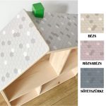 Bézs tetőcserép matrica - IKEA Flisat babaházra 