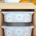 Virágos matrica -  Trofast tárolódobozra