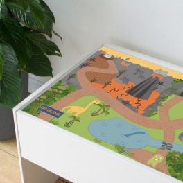 Dinóvilág matrica - IKEA Dundra asztalra