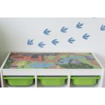 Dinoland - fehér TROFAST kerethez