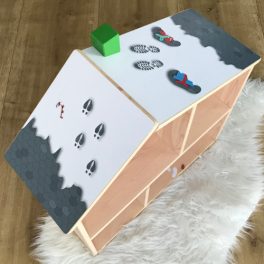 Havas tetőcserép matrica - IKEA Flisat babaházra 