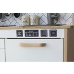 Mosogatógomb matrica - fekete