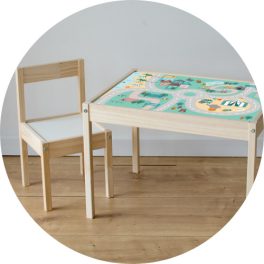 IKEA Lätt asztal és székek